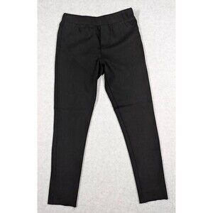 Planet Lauren G Pant Women Size 0 Pull On Elastic Waist Slim Jersey Knit Raw Hem